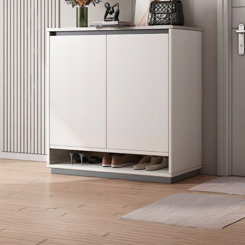 Armoire à chaussures blanche 60 x 80 x 32 cm – solution de rangement compacte et élégante
