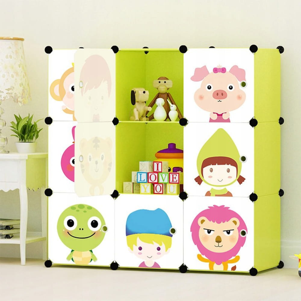 Armoire modulable et pliable pour enfants – Une organisation intelligente au design coloré
