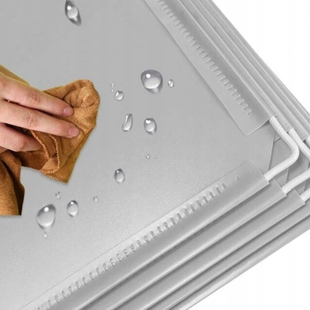 Armoire modulaire pliable avec étagères imperméables – 147 × 111 × 37 cm, solution de mobilier légère et pratique.
