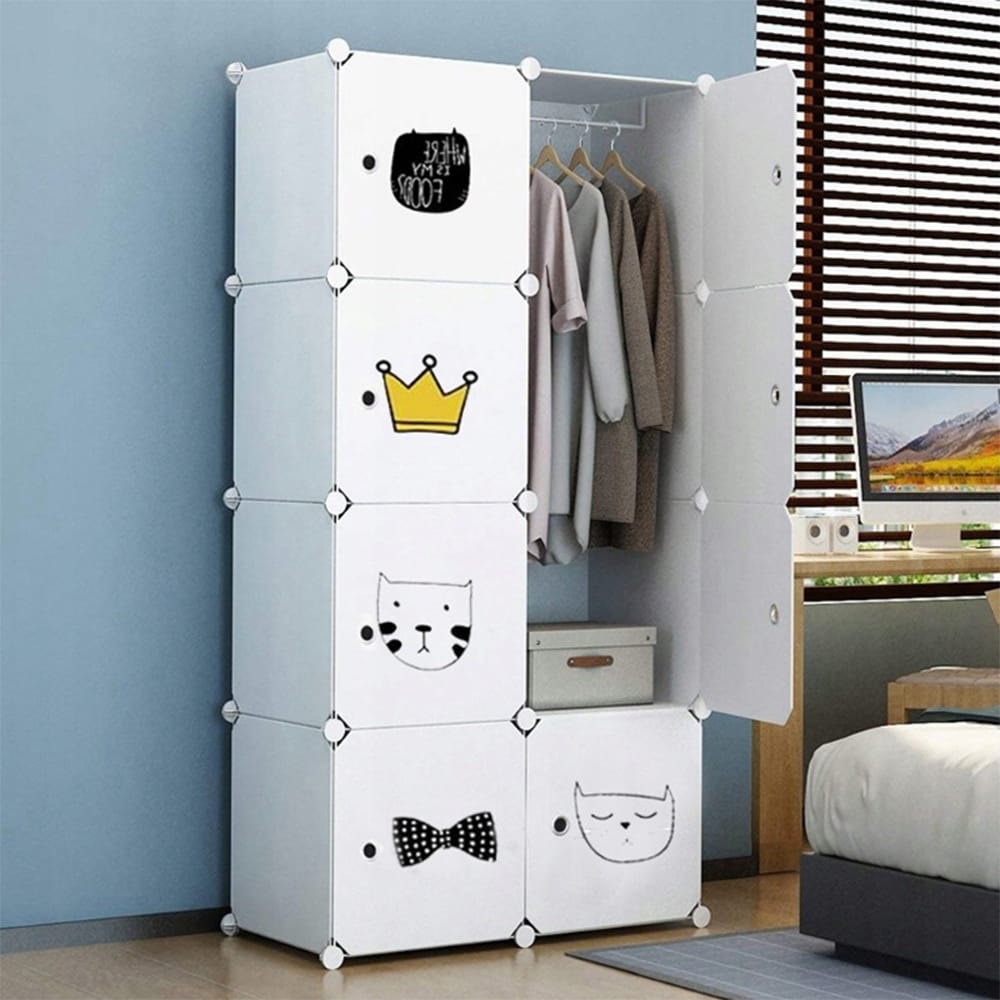 Armoire enfant modulable et pliable – Rangement astucieux au design coloré