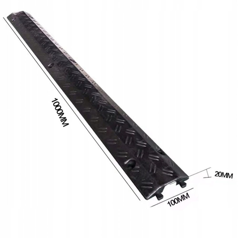 Rampe passe-câbles 100 x 10 x 2 cm – Protection robuste pour câbles extérieurs