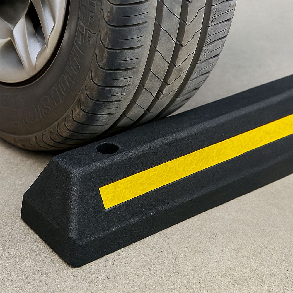 Set de délimitation de parking en 2 pièces, 54 cm, avec bande réfléchissante – pour un marquage efficace des places de stationnement