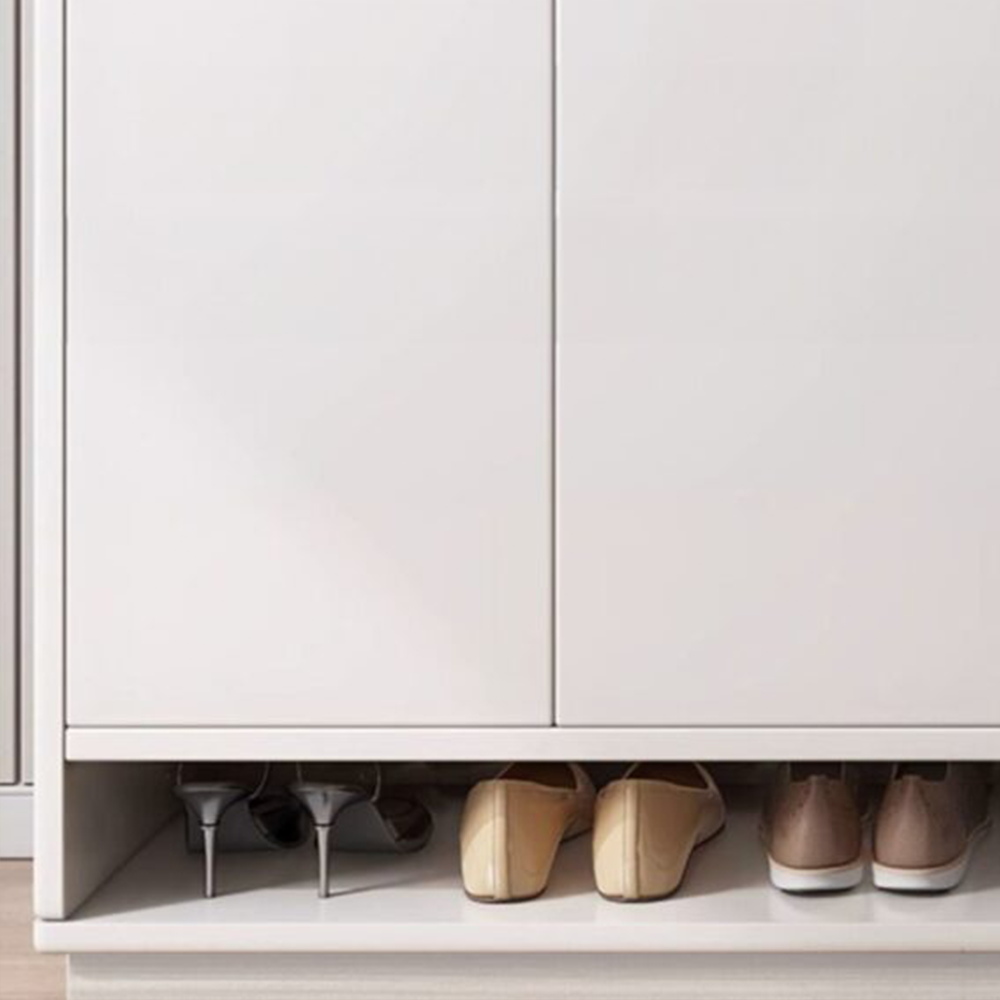 Armoire à chaussures blanche 60 x 80 x 32 cm – solution de rangement compacte et élégante