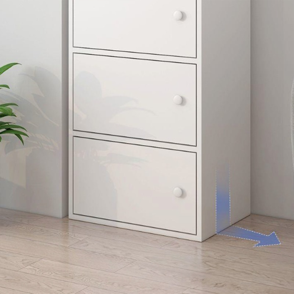 Commode blanche minimaliste au style scandinave – 78 x 30 x 40 cm