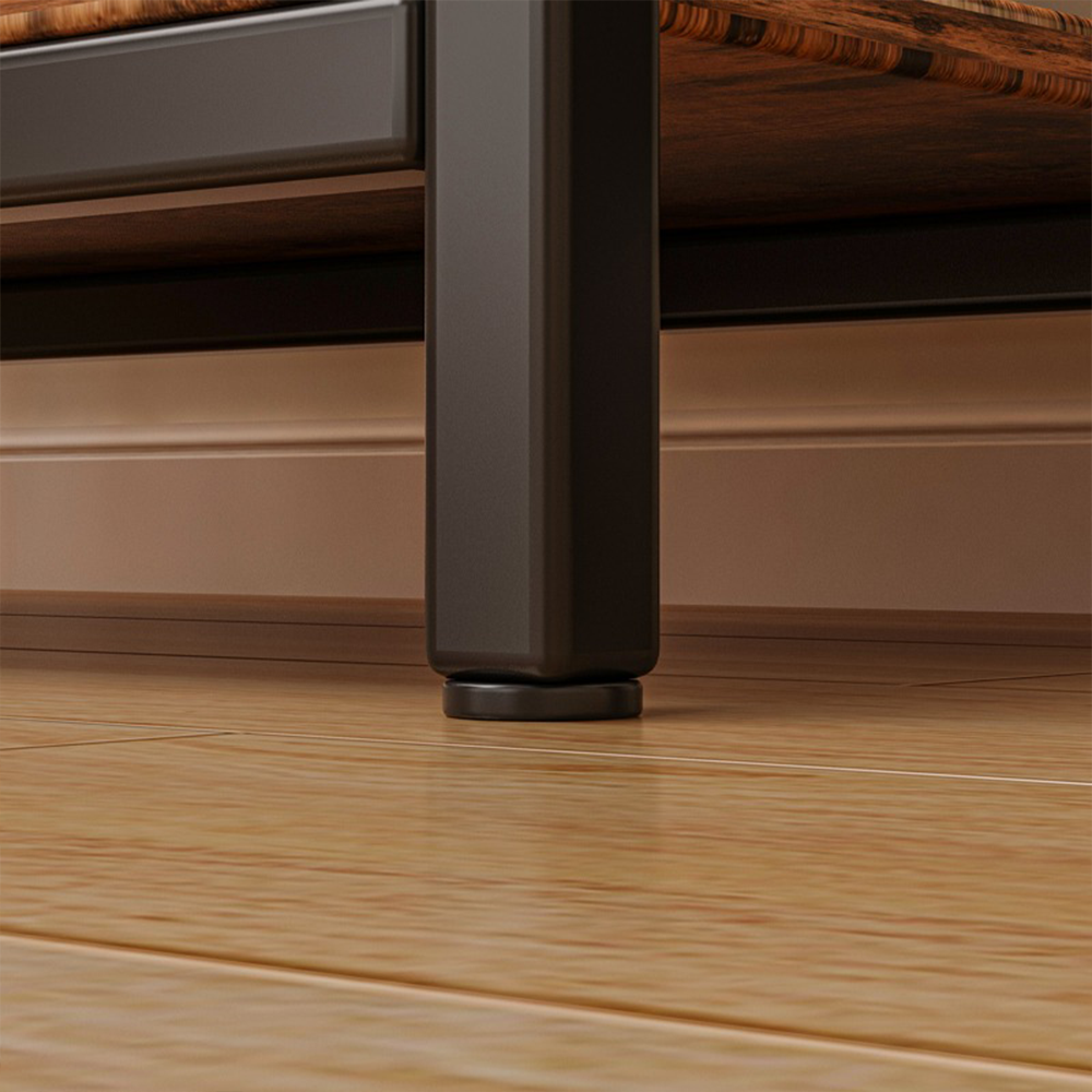 Étagère industrielle de style loft – 66 × 30 × 153 cm, en MDF rustique et structure en métal