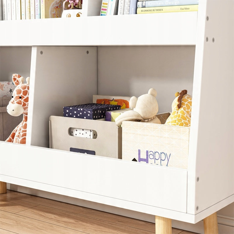 Étagère pour livres et journaux pour enfants – meuble à jouets type bibliothèque 60 cm