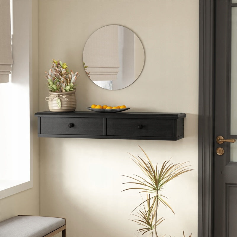 Étagère murale avec tiroirs – meuble mural moderne style loft pour salon et chambre