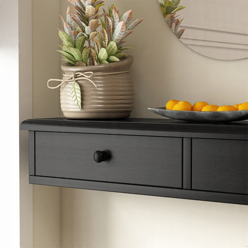 Étagère murale avec tiroirs – meuble mural moderne style loft pour salon et chambre