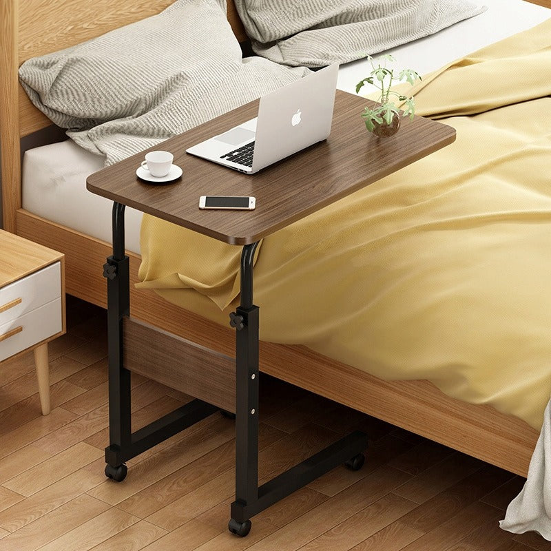 Table pour ordinateur portable sur roulettes, mobile et réglable en hauteur