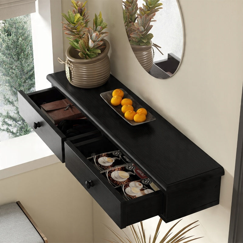 Étagère murale avec tiroirs – meuble mural moderne style loft pour salon et chambre