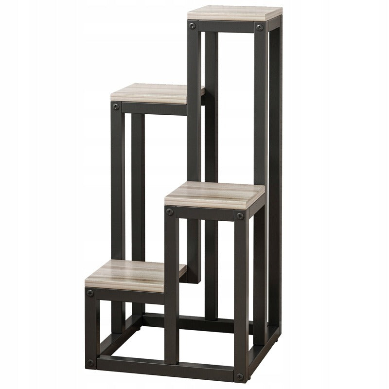 Étagère à plantes en métal – 4 niveaux, style moderne et loft